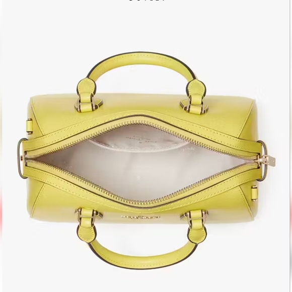 EUC Lime Slice color-Madison Saffiano Leather Duffle Crossbody - Picture 3 of 5